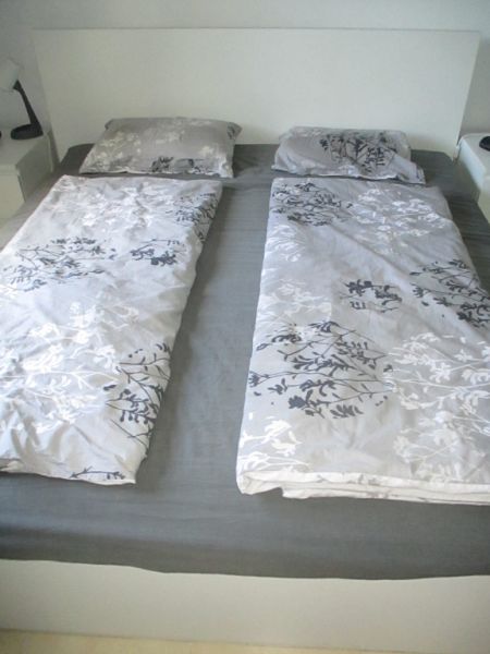 IKEA Malm Doppelbett Bett 180x200 cm Nachtschränke Schubläden Matratzen Ikea Topper TUDDAL