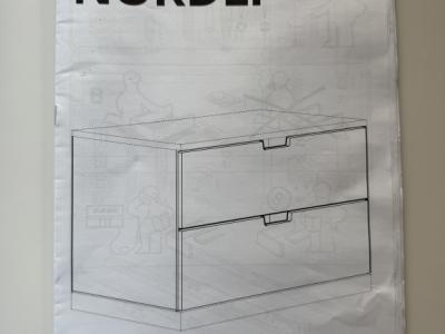Ikea NORDLI chest of drawers with 4 drawers