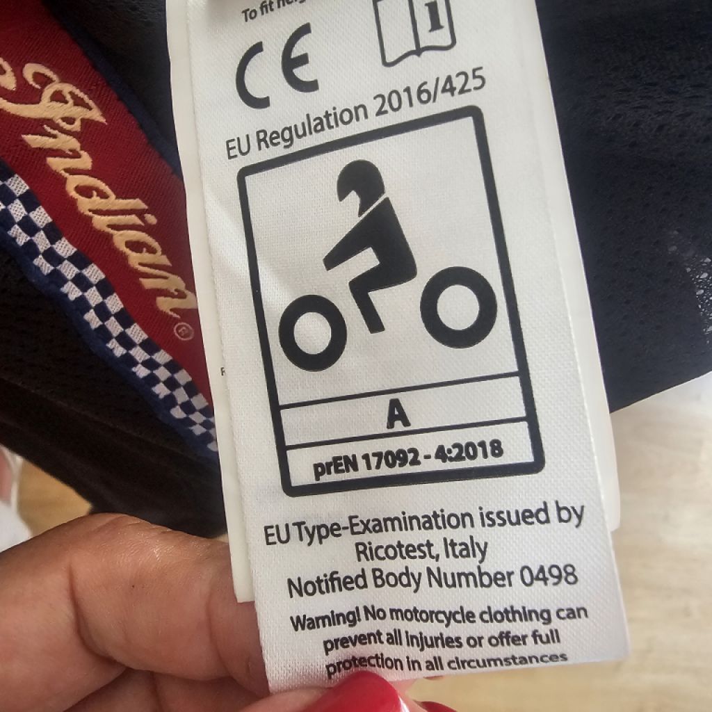 Indian Motorcycle Flat Track Racing Jacket S