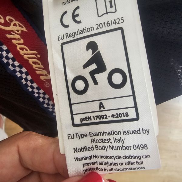 Indian Motorcycle Flat Track Racing Jacket S