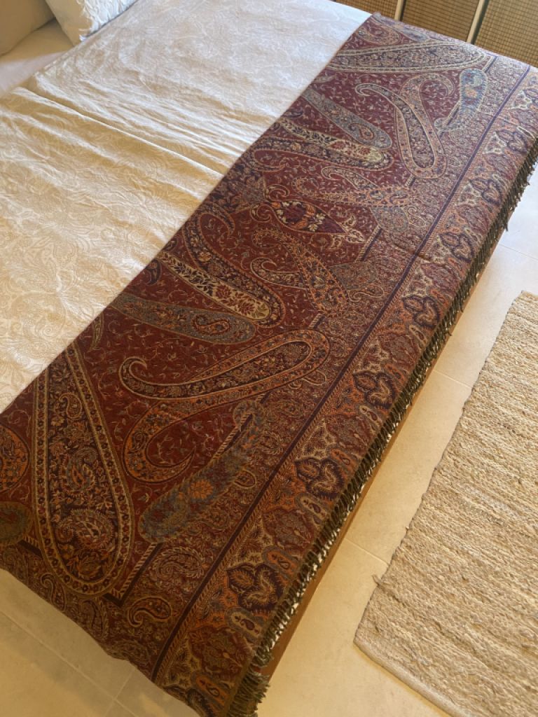 Manta de lana india 220 x 250 cm