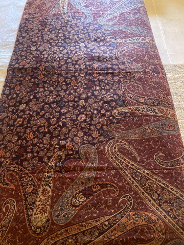 Manta de lana india 220 x 250 cm