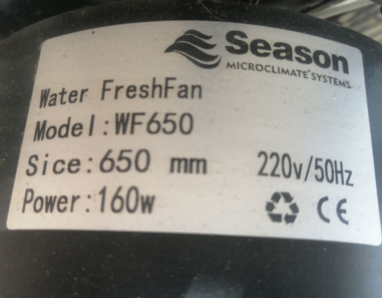 Industrieller Vernebelungsventilator - 650 mm