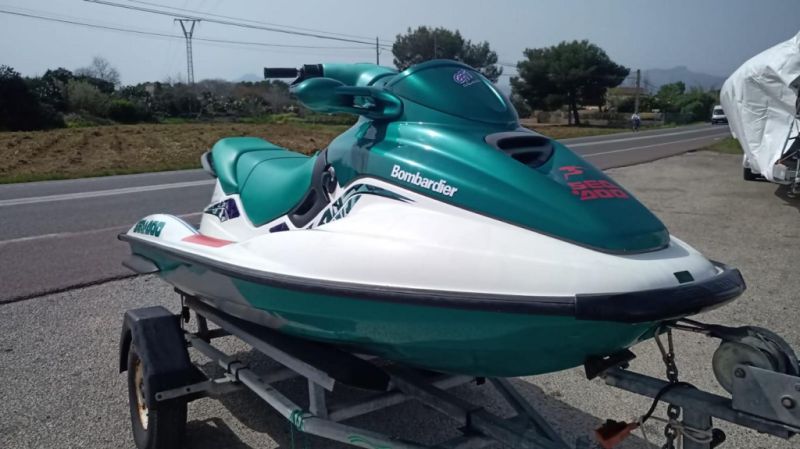 Jet Ski Sea Doo GTI Bombardier Seadoo m. Trailer