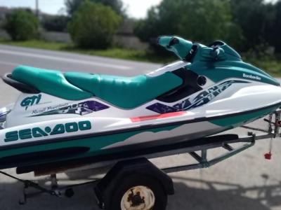 Jet Ski Sea Doo GTI Bombardier Seadoo m. Trailer