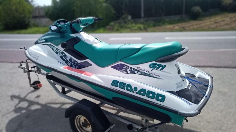 Jet Ski Sea Doo GTI Bombardier Seadoo m. Trailer