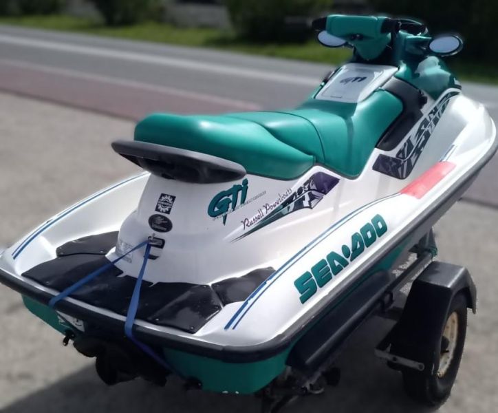 Jet Ski Sea Doo GTI Bombardier Seadoo m. Trailer