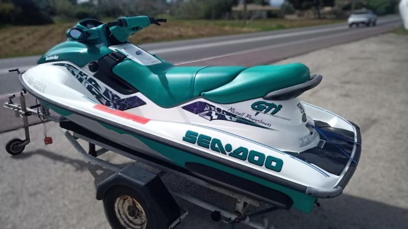Jet Ski Sea Doo GTI Bombardier Seadoo m. Trailer