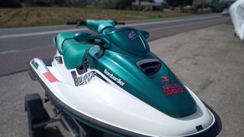 Jet Ski Sea Doo GTI Bombardier Seadoo m. Trailer