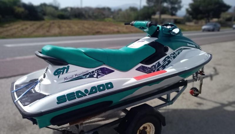 Jet Ski Sea Doo GTI Bombardier Seadoo m. Trailer