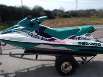 Jet Ski Sea Doo GTI Bombardier Seadoo m. Trailer