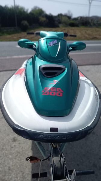 Jet Ski Sea Doo GTI Bombardier Seadoo m. Trailer