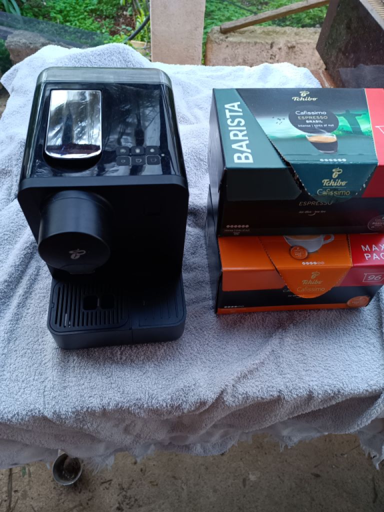 Cápsulas de café con máquina