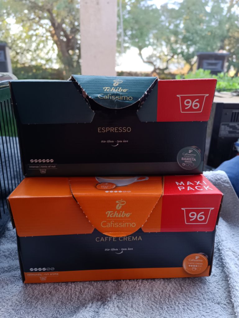 Cápsulas de café con máquina