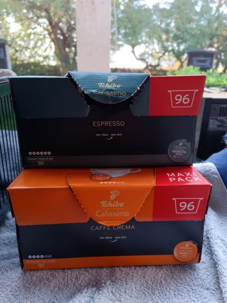 Cápsulas de café con máquina