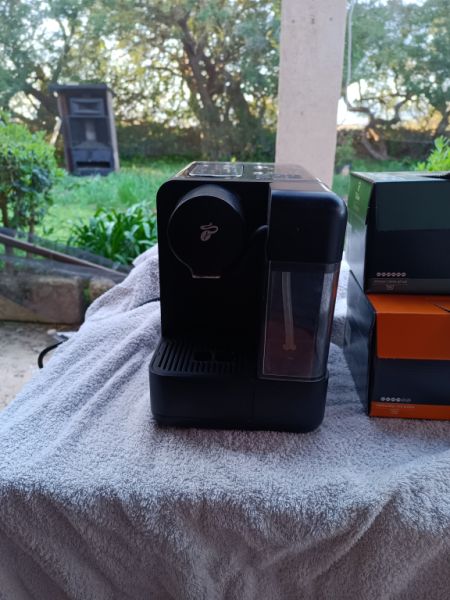 Cápsulas de café con máquina