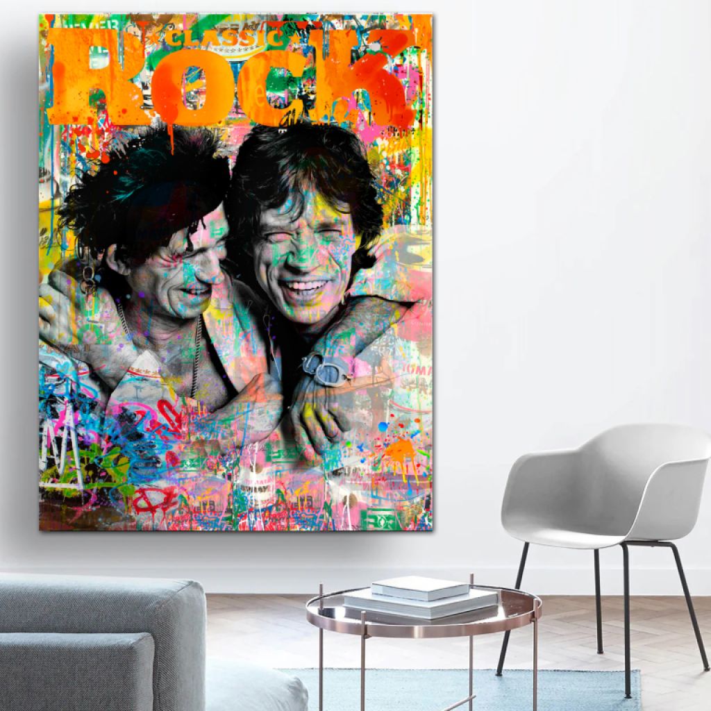 Kate Moss Art on Lenwand