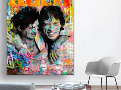 Kate Moss Art on Lenwand