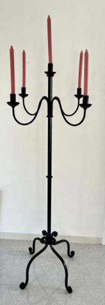 Wrought-iron candlestick 152 cm