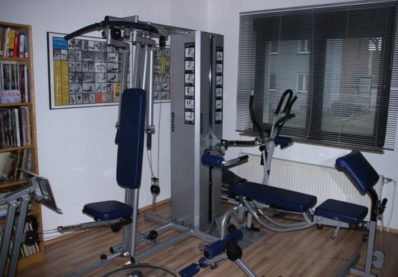 KETTLER "Multi Fitness Center" 7713-400 blau-silber + Beinpresse 7459-580, Lieferung/Montage möglich