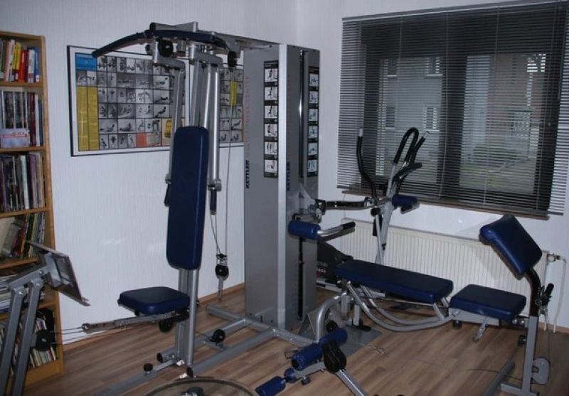 KETTLER "Multi Fitness Center" 7713-400 blau-silber + Beinpresse 7459-580, Lieferung/Montage möglich