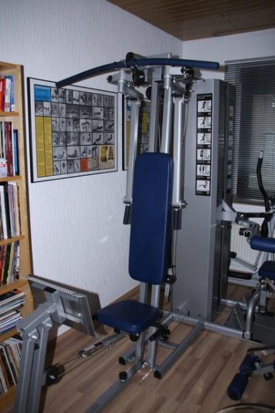 KETTLER "Multi Fitness Center" 7713-400 blau-silber + Beinpresse 7459-580, Lieferung/Montage möglich