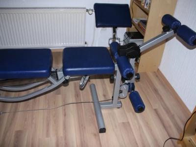 KETTLER "Multi Fitness Center" 7713-400 blau-silber + Beinpresse 7459-580, Lieferung/Montage möglich