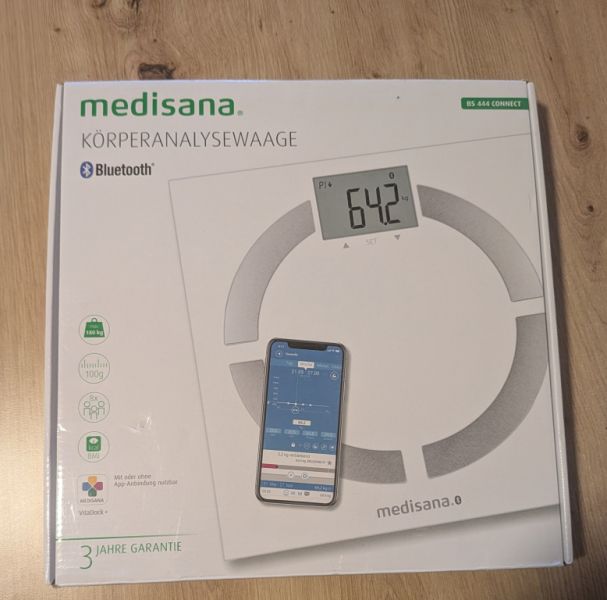 Body analysis scale with app up to 180 kg