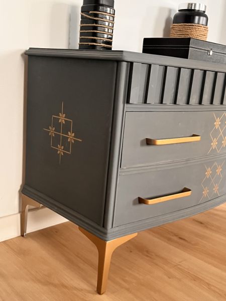 Chest of drawers - drawer cabinet antique refurbished