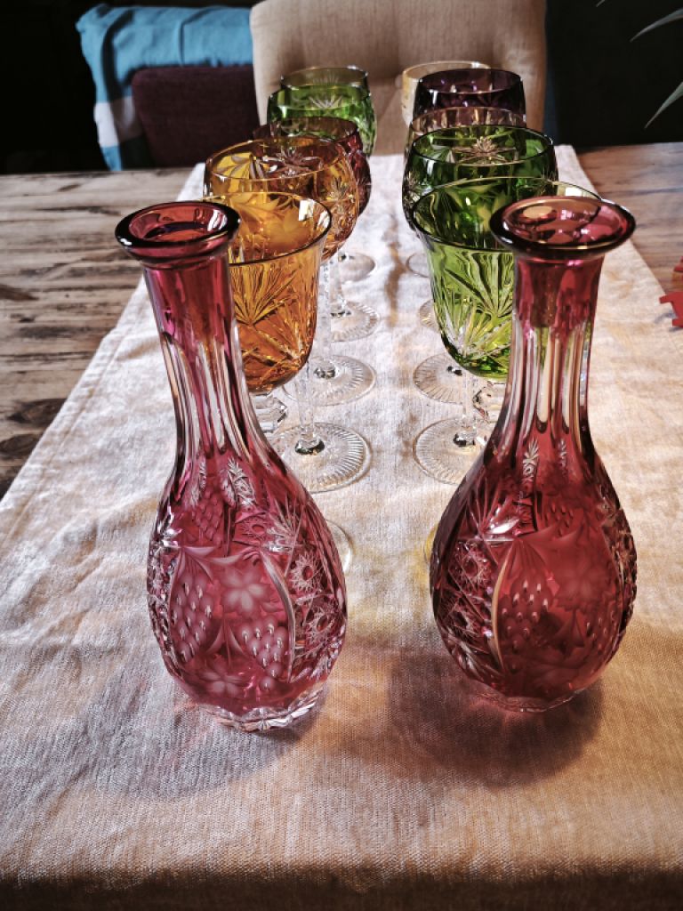 Konvolut Bleikristall Römer, Kelche, Karaffen