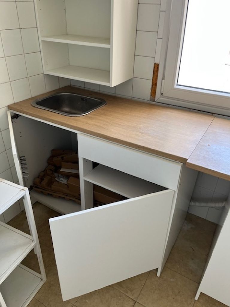 Cocina, muebles, armarios