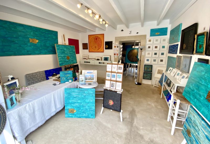 Künstleratelier mit Galerie in Santanyí