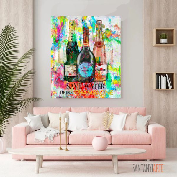 Artwork with neon lettering and your desired name