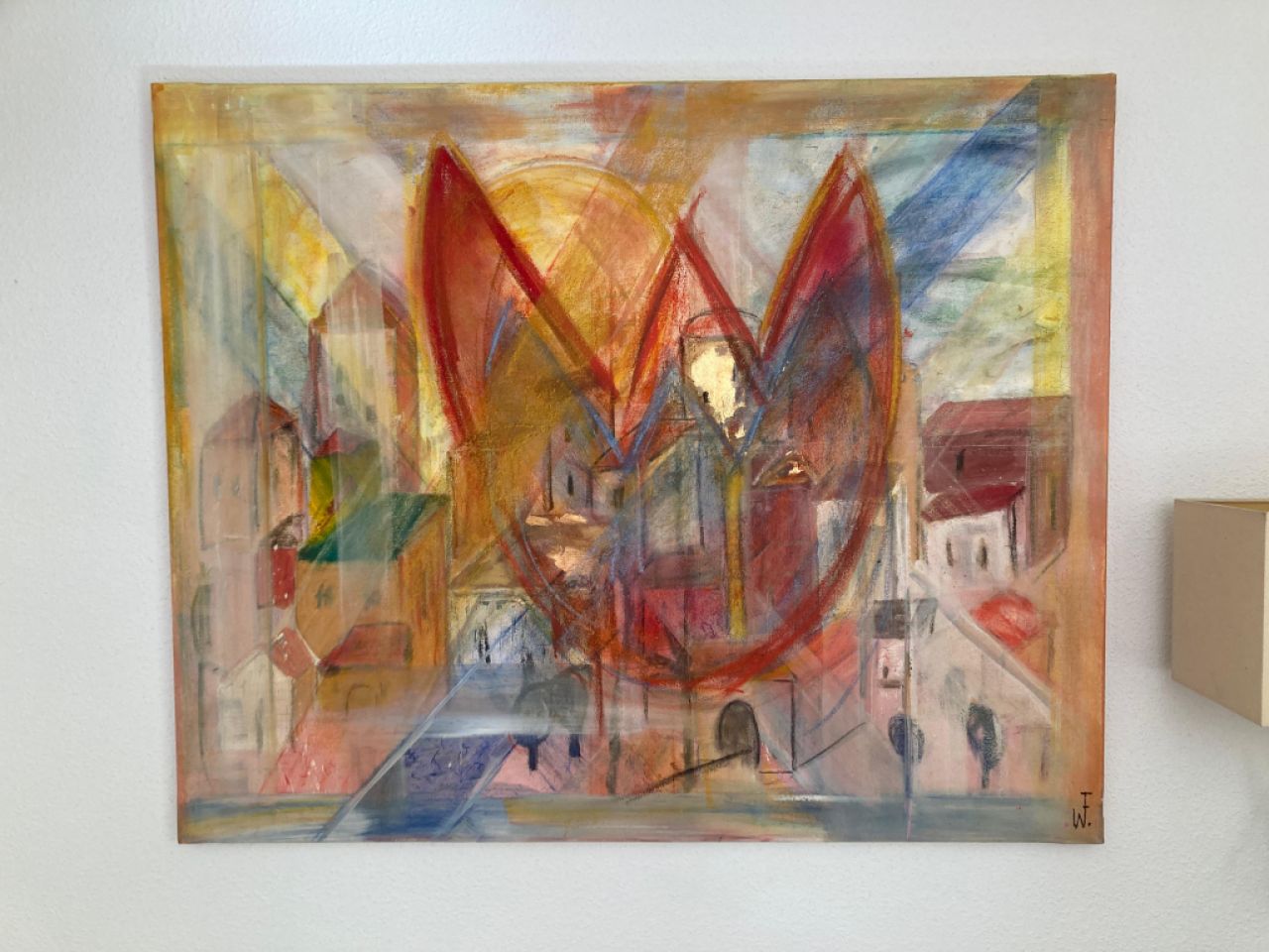 Artwork by Winfried Flach - "Bright Village"