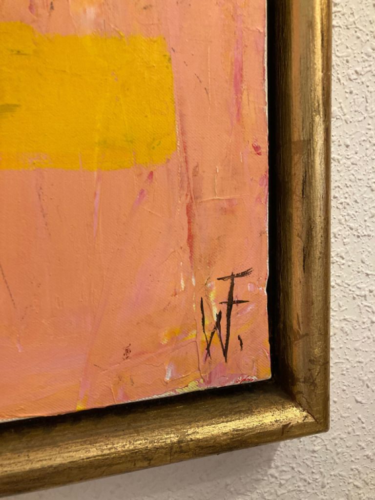 Kunstwerk von Winfried Flach - "Tulipan azúl"