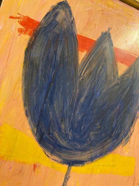 Kunstwerk von Winfried Flach - "Tulipan azúl"