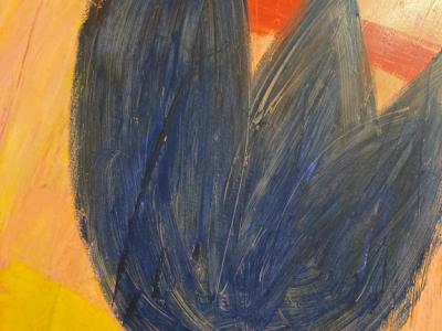 Kunstwerk von Winfried Flach - "Tulipan azúl"