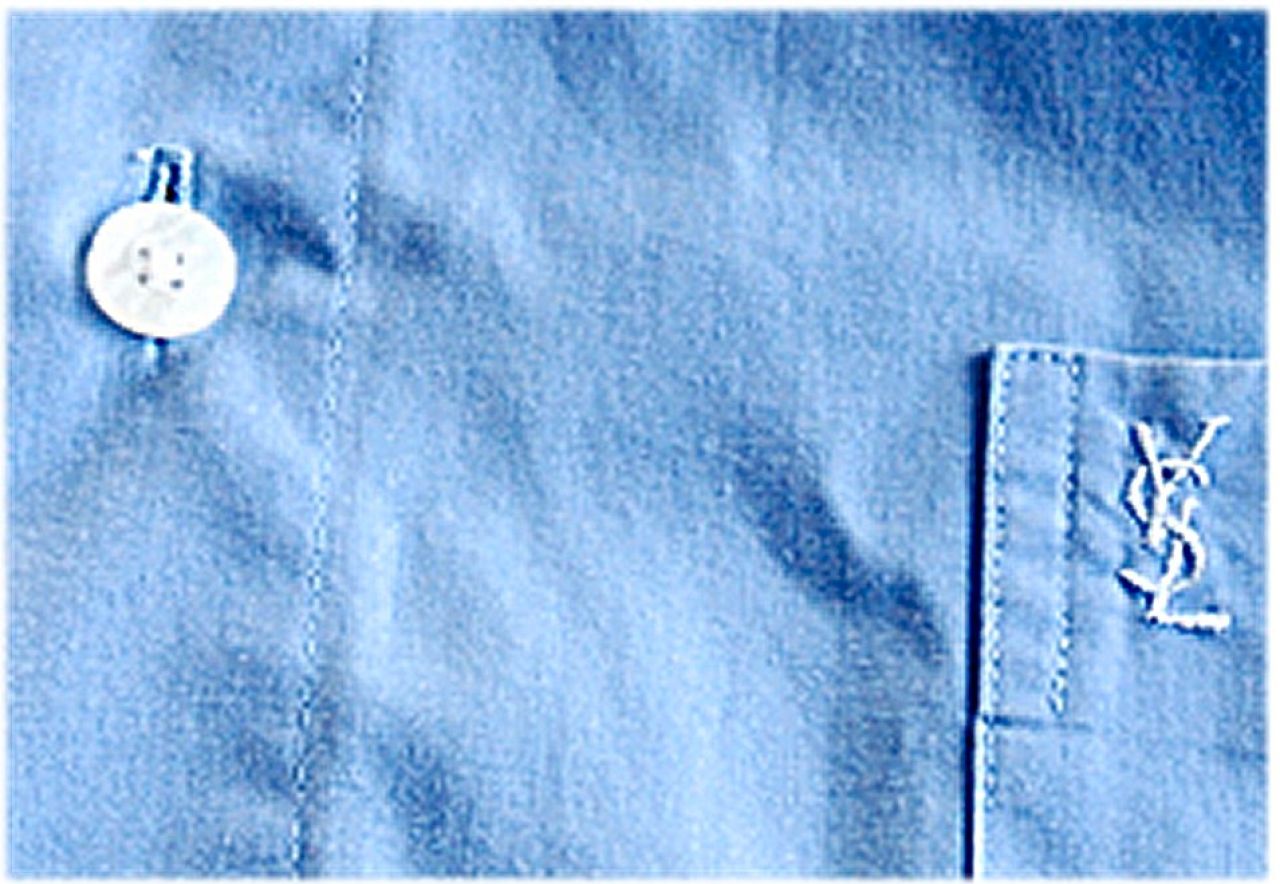 Short-sleeve shirt - luxury shirt - Yves Saint Laurent - YSL size L