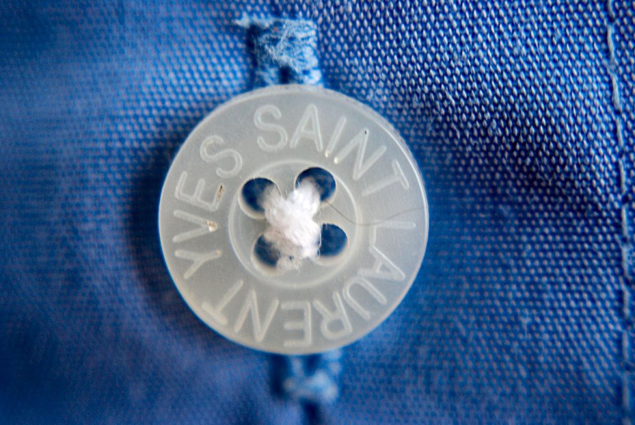 Short-sleeve shirt - luxury shirt - Yves Saint Laurent - YSL size L