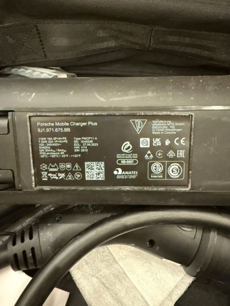 Ladekabel 11 kW ️Porsche Mobile Charger Plus (PMCP) 11kW|Neuwertig|Inkl. Wandhalterung NP 1040€