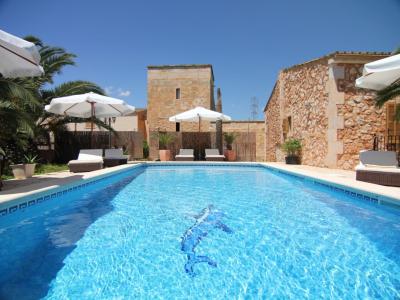 Langzeit/Überwintern Mallorca Pool Finca 2 Pers Ferienhaus Campos