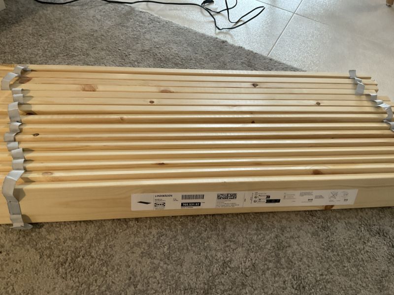 Lattenrost 90 x 200 cm 2 Rolllattenroste NEU IKEA 2 Lattenroste