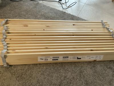 Lattenrost 90 x 200 cm 2 Rolllattenroste NEU IKEA 2 Lattenroste