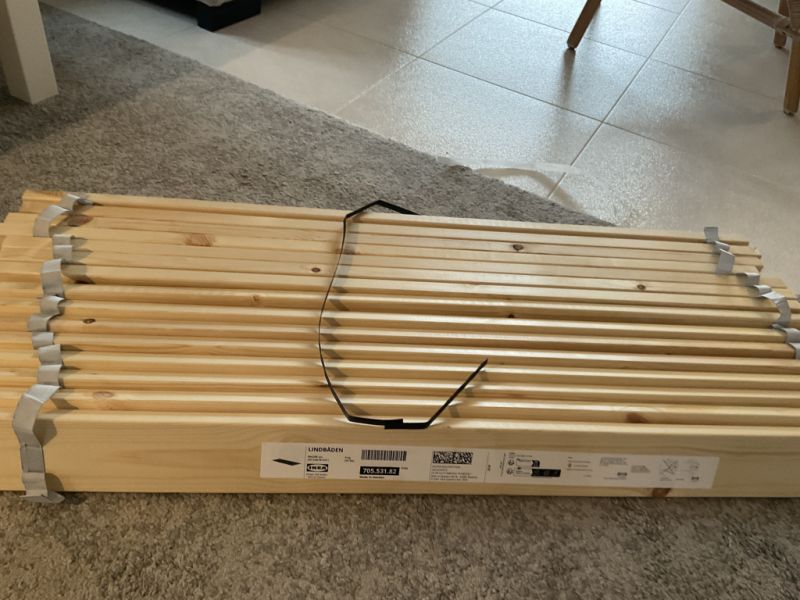 Lattenrost 90 x 200 cm 2 Rolllattenroste NEU IKEA 2 Lattenroste