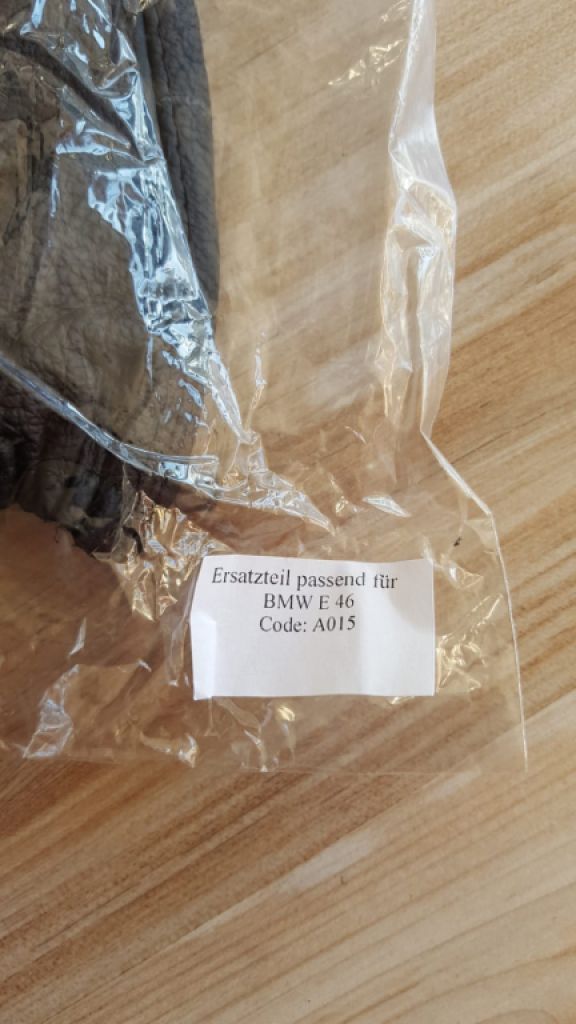 Leather leap bag BMW