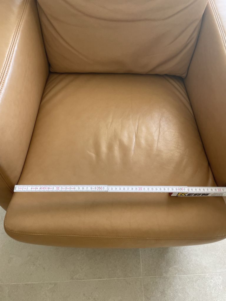 Leather Armchair W. Schillig