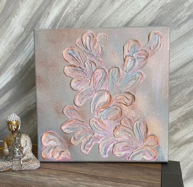 Leindwand mit Bronzefarbe