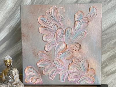 Leindwand mit Bronzefarbe