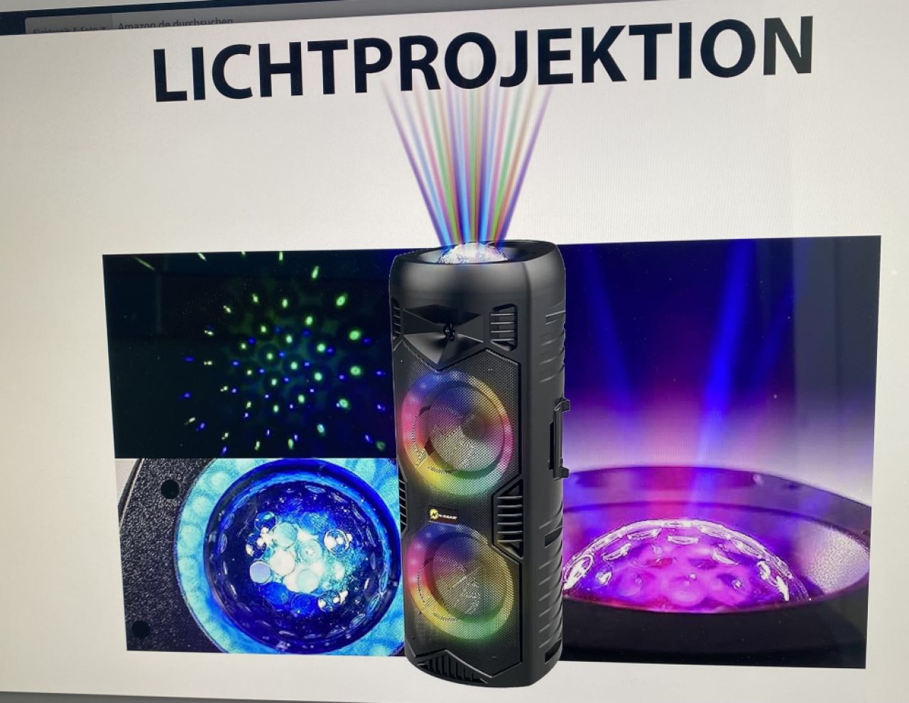 Let's go party ... Music box Bluetooth, Karaoke