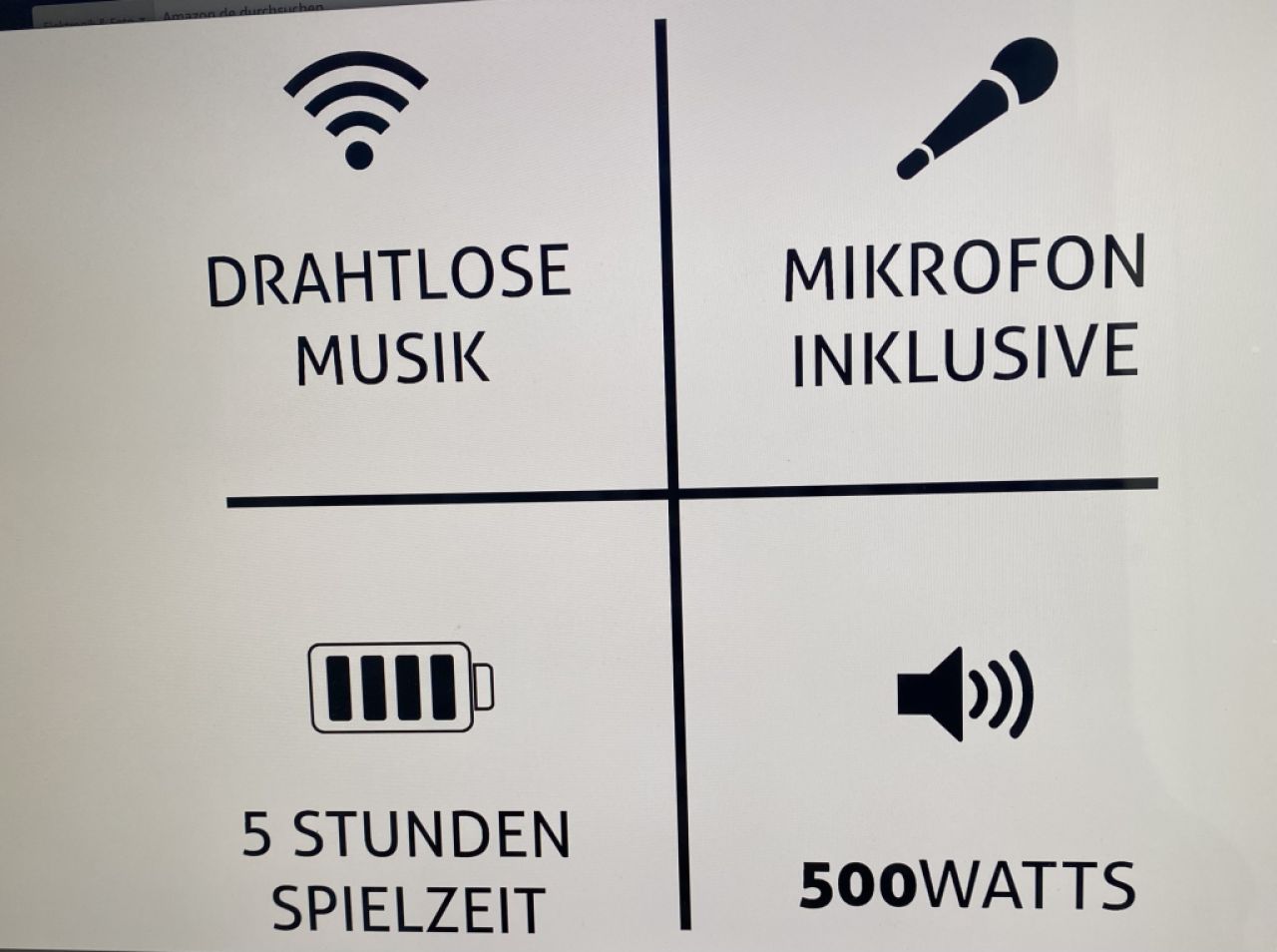 Let's go party ... Music box Bluetooth, Karaoke